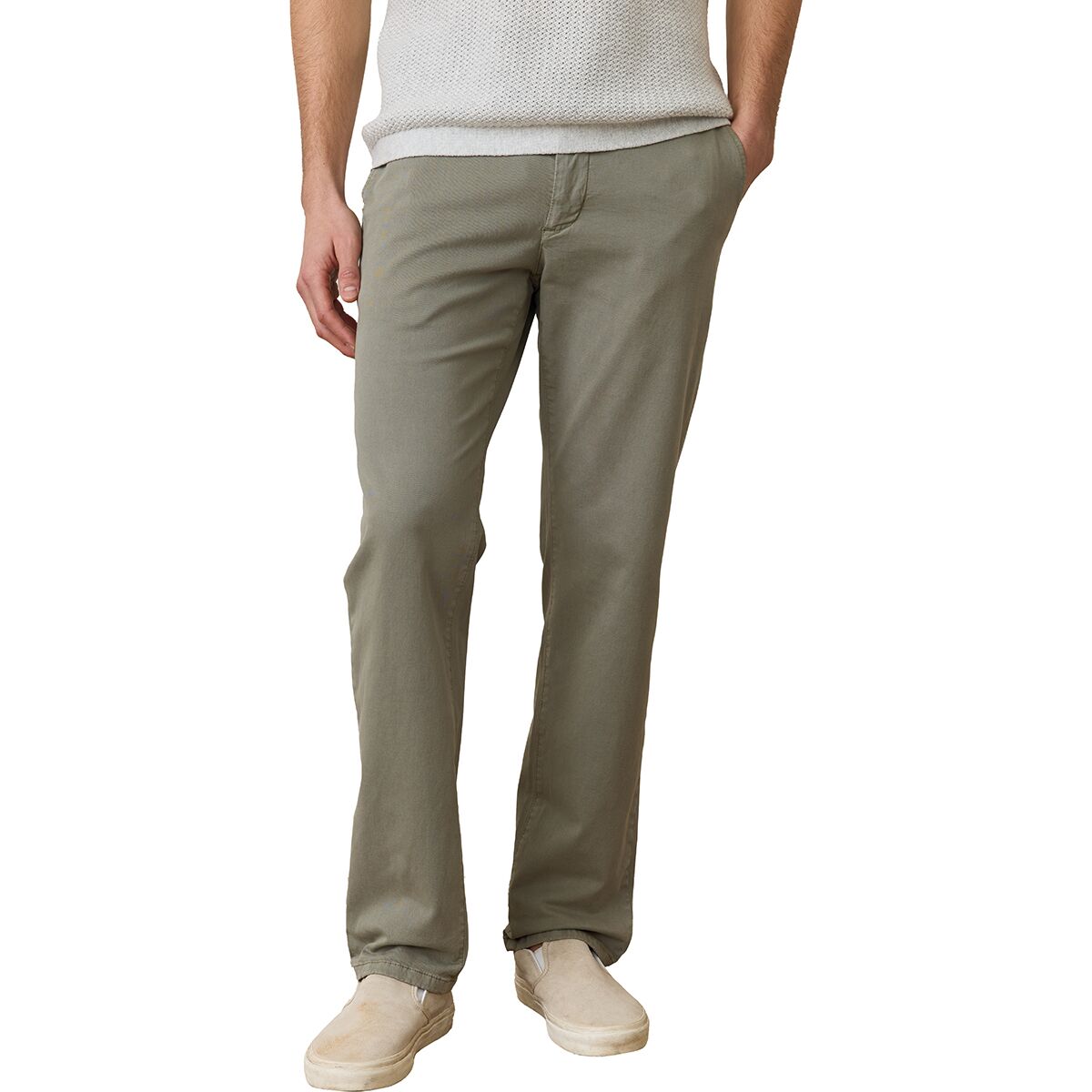Image of Marine Layer Saturday Twill Slim Straight Chino Pant - Men's Vetiver, XXL