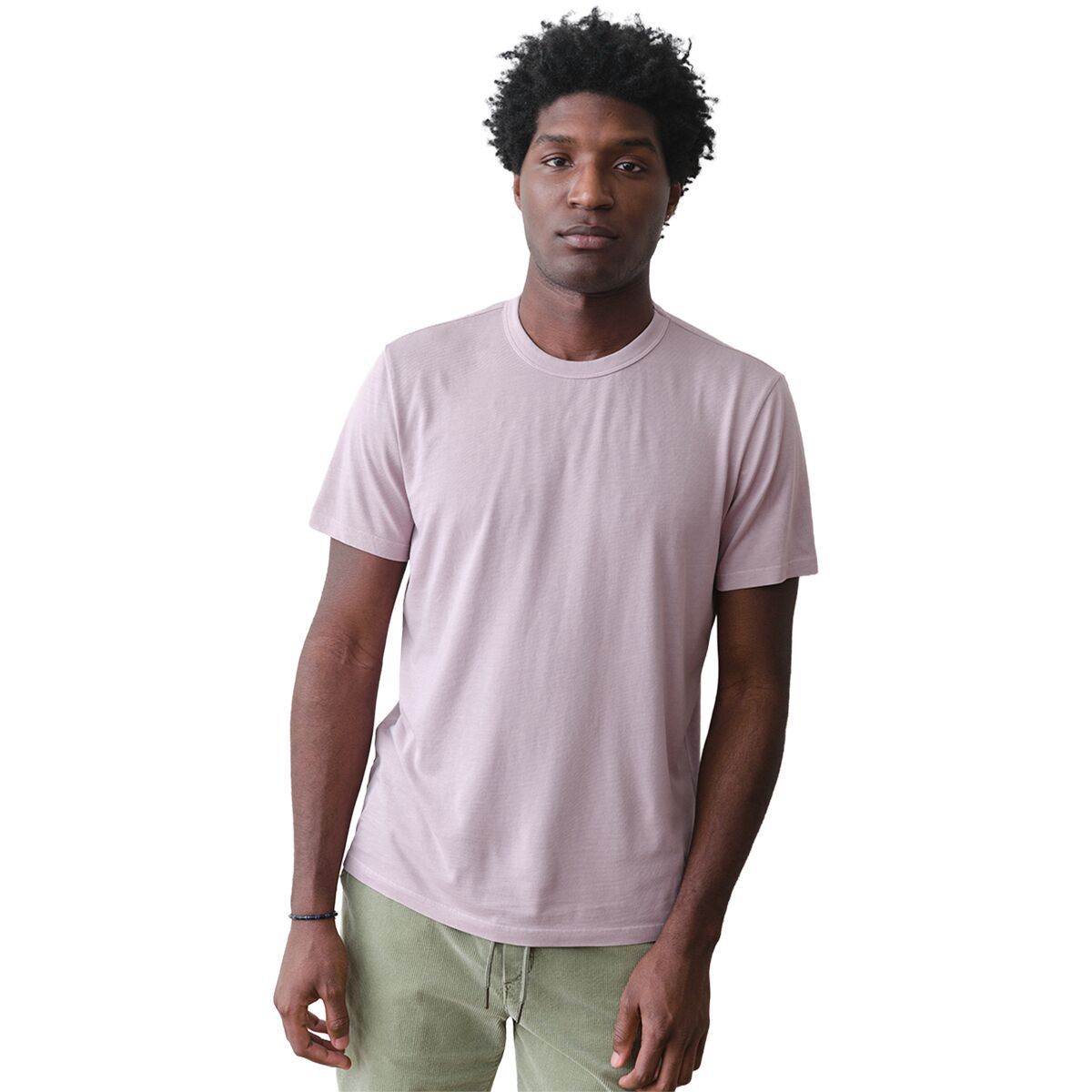 Image of Marine Layer Signature Sea Change Crew T-Shirt - Men's Lavender, M