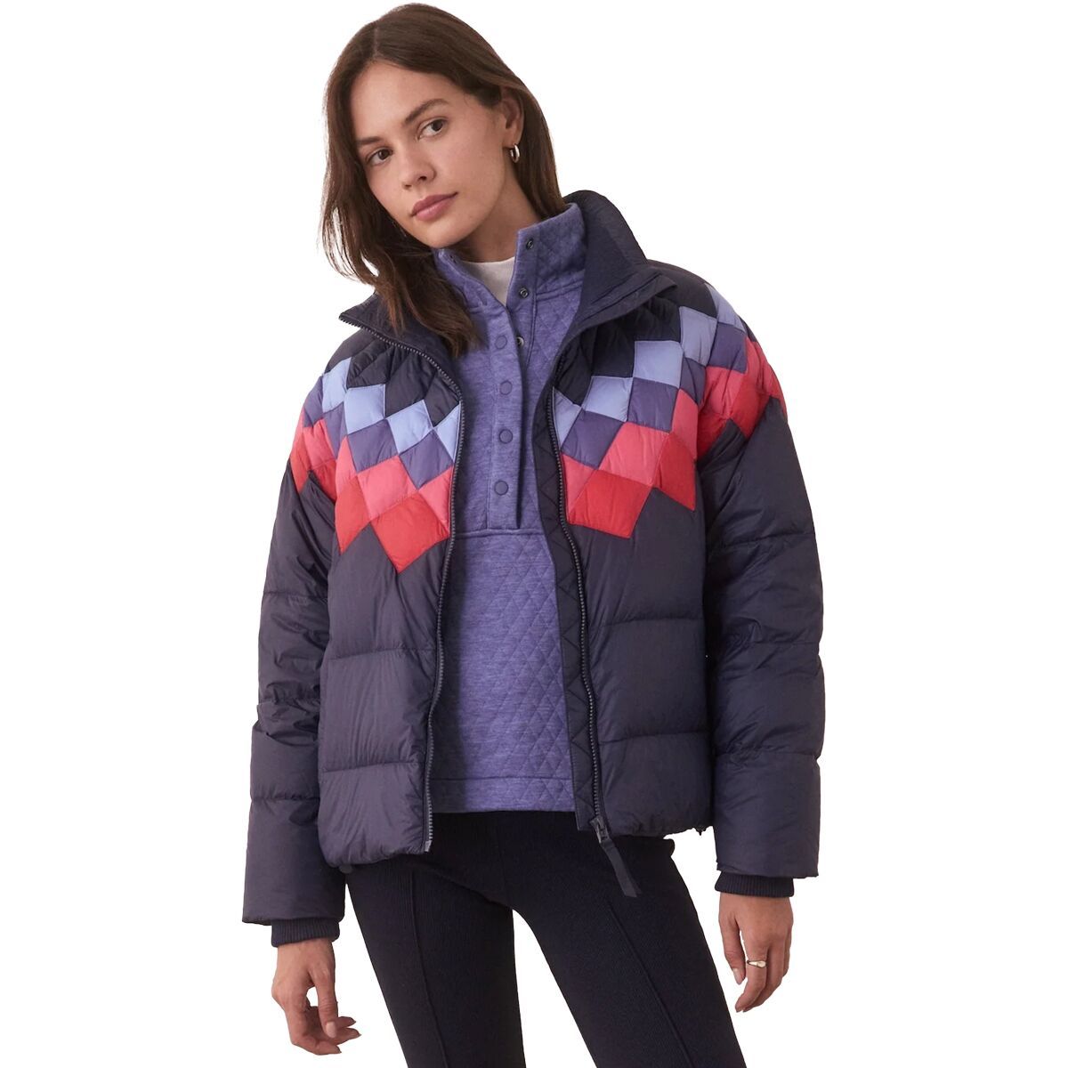 Image of Marine Layer Archive Sierra Puffer Jacket - Women's India Ink, M