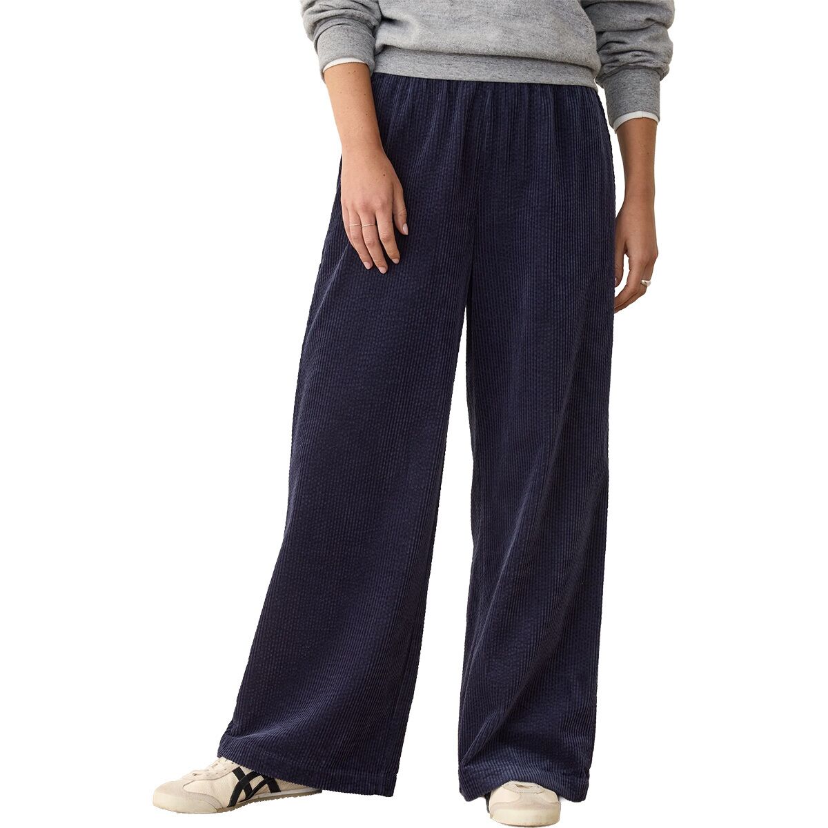 Image of Marine Layer Allison Corduroy Trouser - Women's Navy, XS