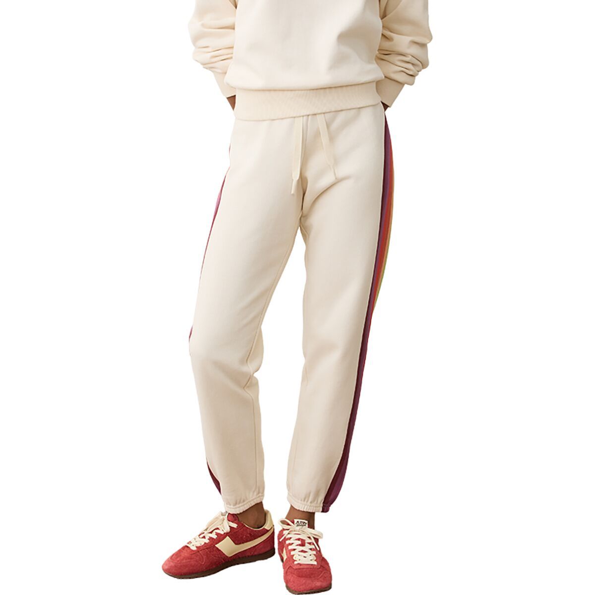 Image of Marine Layer Cloud 9 Anytime S2S Sweatpant - Women's Antique White, XL