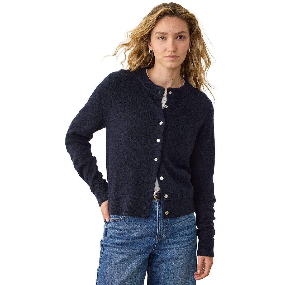 Marine Layer Mid Gauge Solid Cardigan - Women