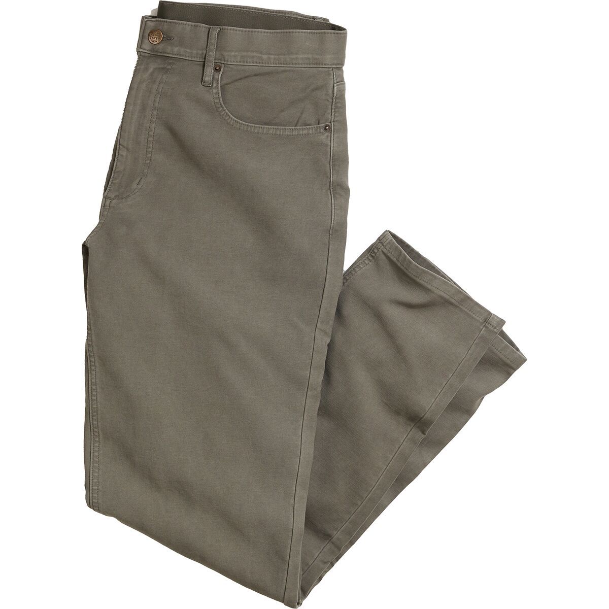 Image of Marine Layer 5 Pocket Stretch Terry Pant - Athletic Fit - Men's Olive, 34x32