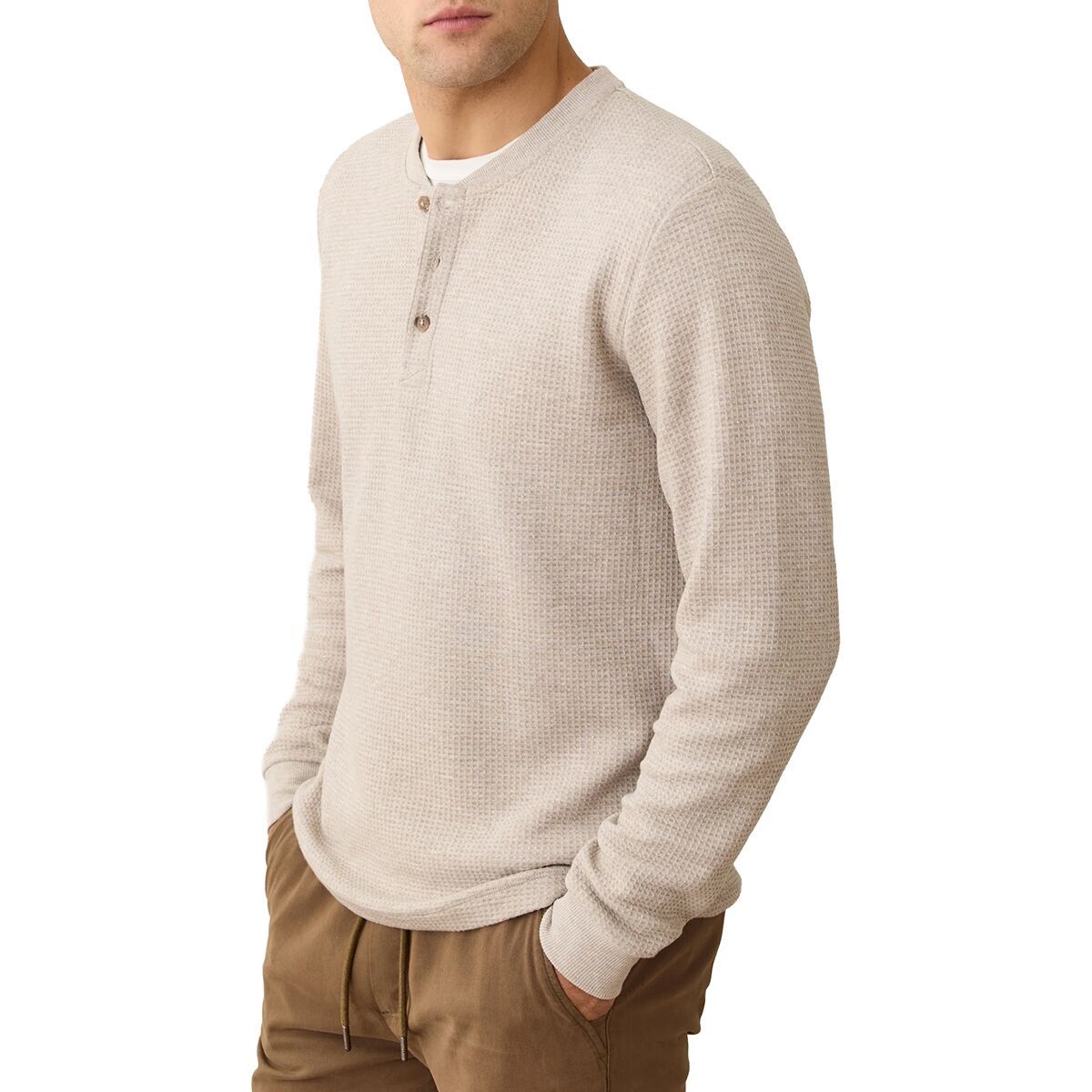 Marine Layer Waffle Henley - Men