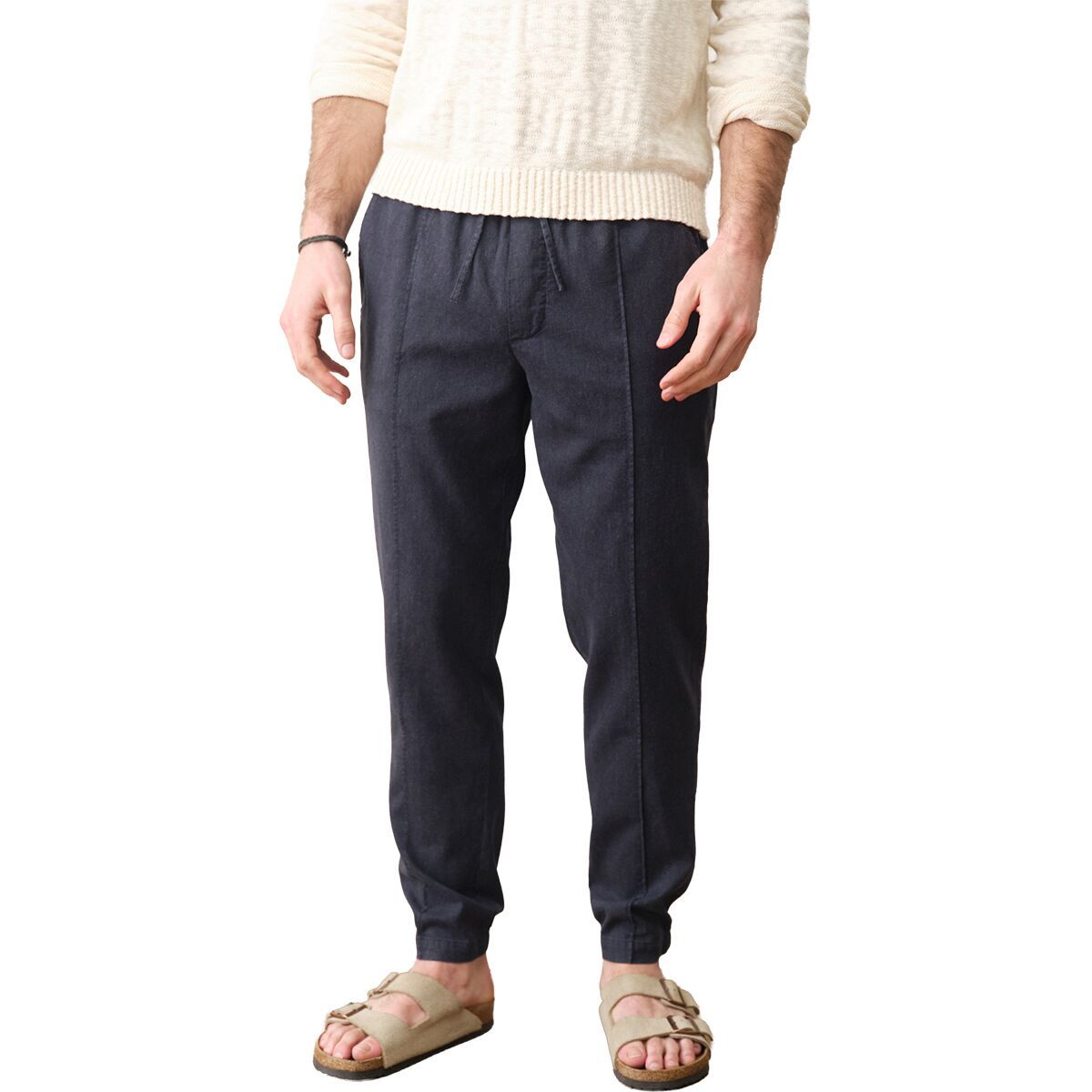 Image of Marine Layer Saturday Hemp Jogger - Slim Straight - Men's India Ink, S