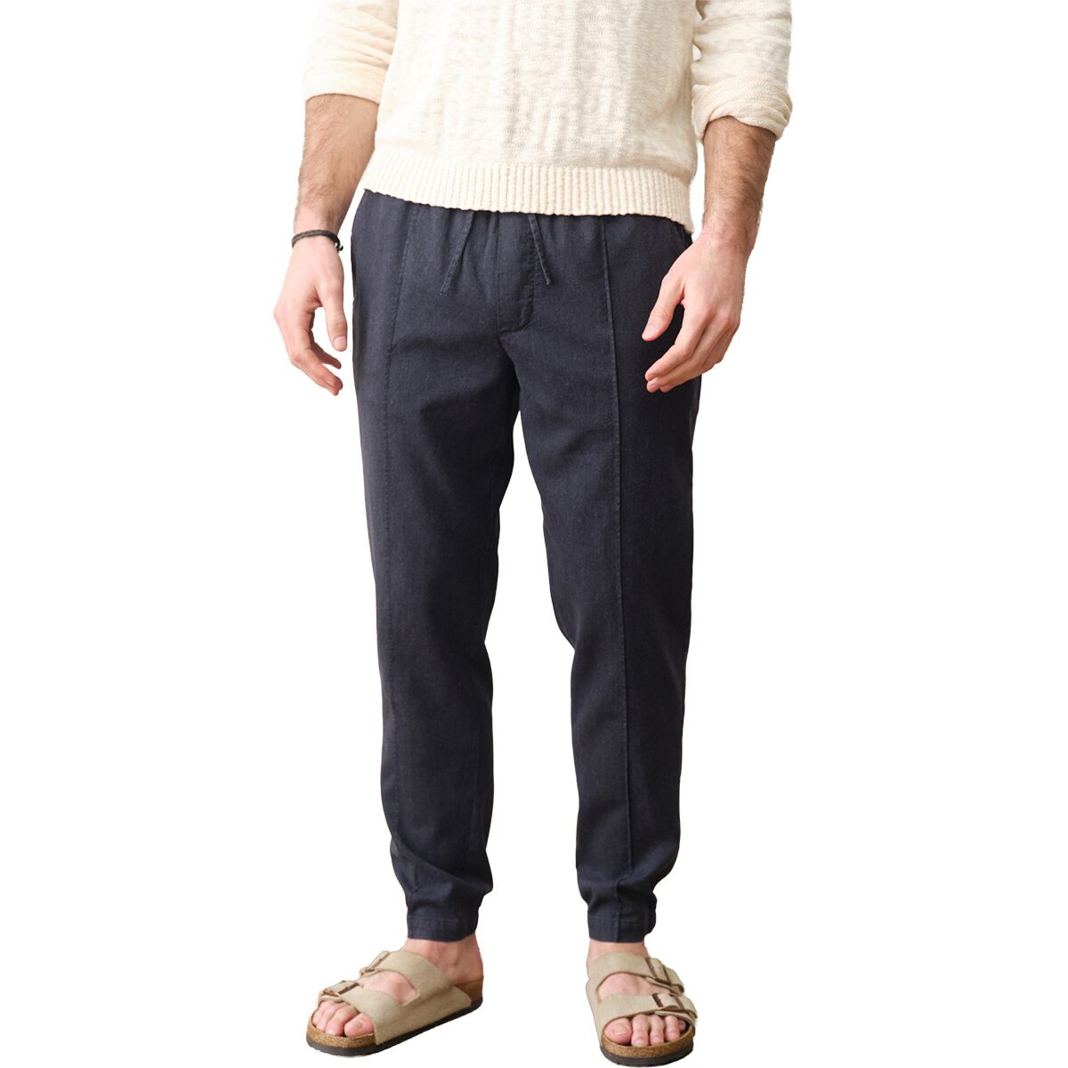 Image of Marine Layer Saturday Hemp Jogger - Slim Straight - Men's India Ink, XL