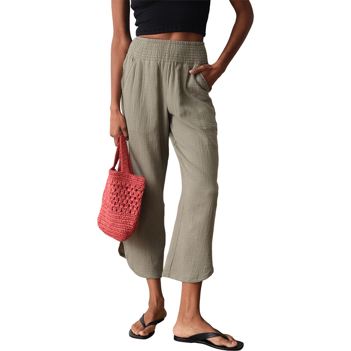 Image of Marine Layer Cali Double Cloth Pant - Women's Sea Spray, L