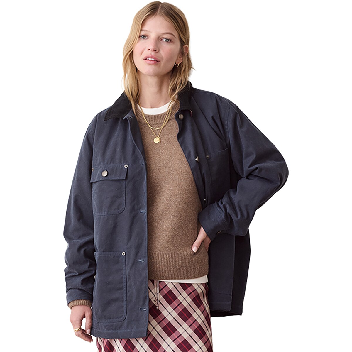 Image of Marine Layer Riley Barn Jacket - Women's Navy, XS