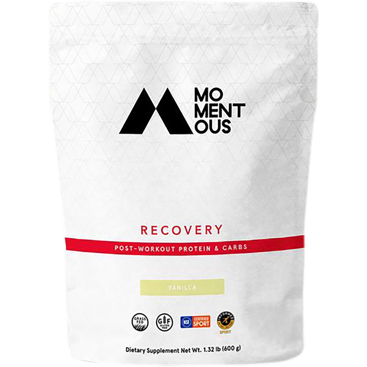 Momentous Momentous Recovery Grass-Fed Whey Protein Chocolate, 15 Serving Bag