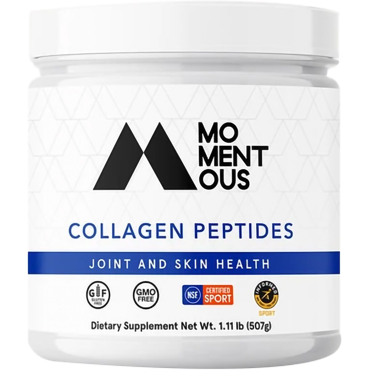 Image of Momentous Collagen Peptides One Color, 30 Serving Canister