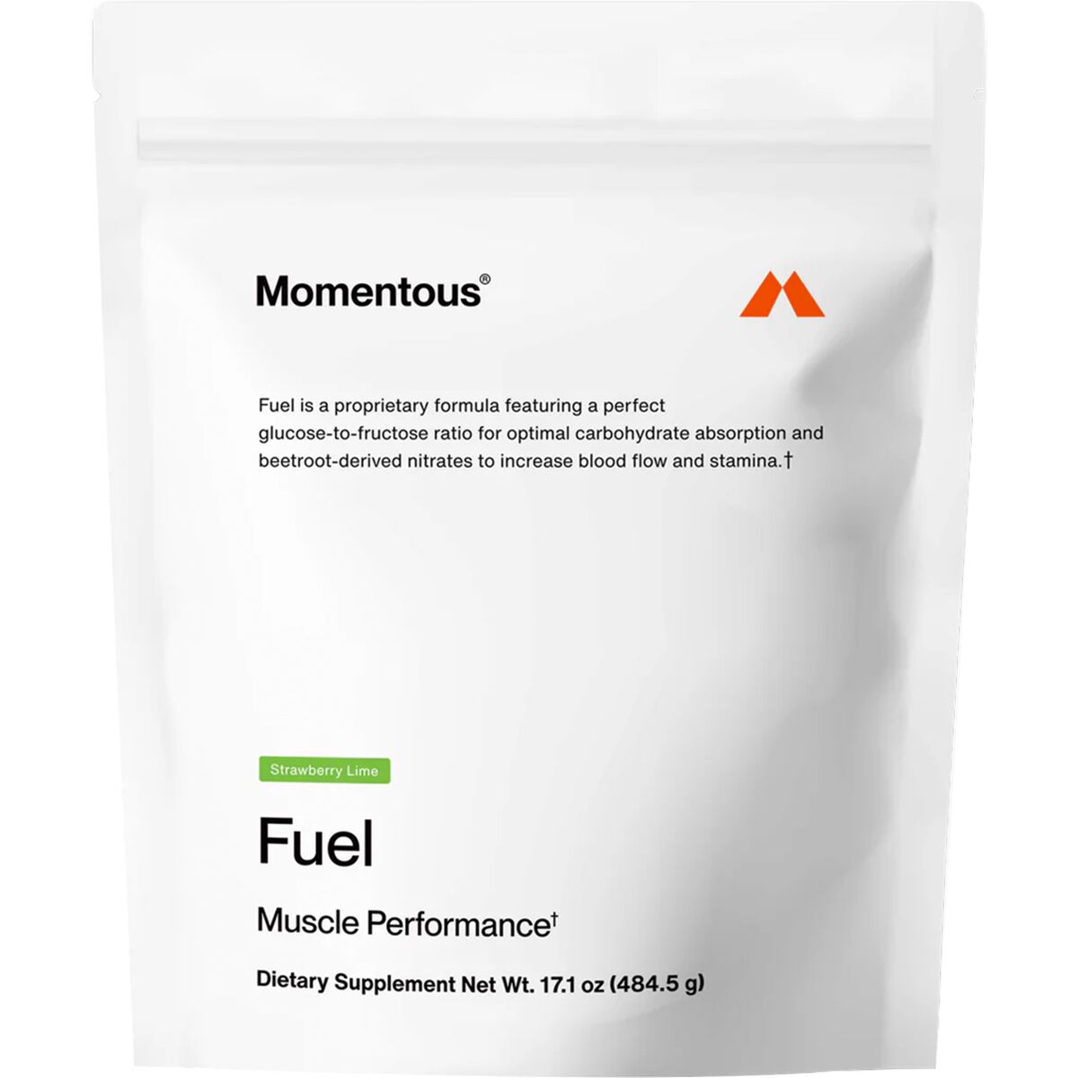 Momentous Momentous Fuel Muscle Performance Supplement Strawberry Lime, 12 Pouches