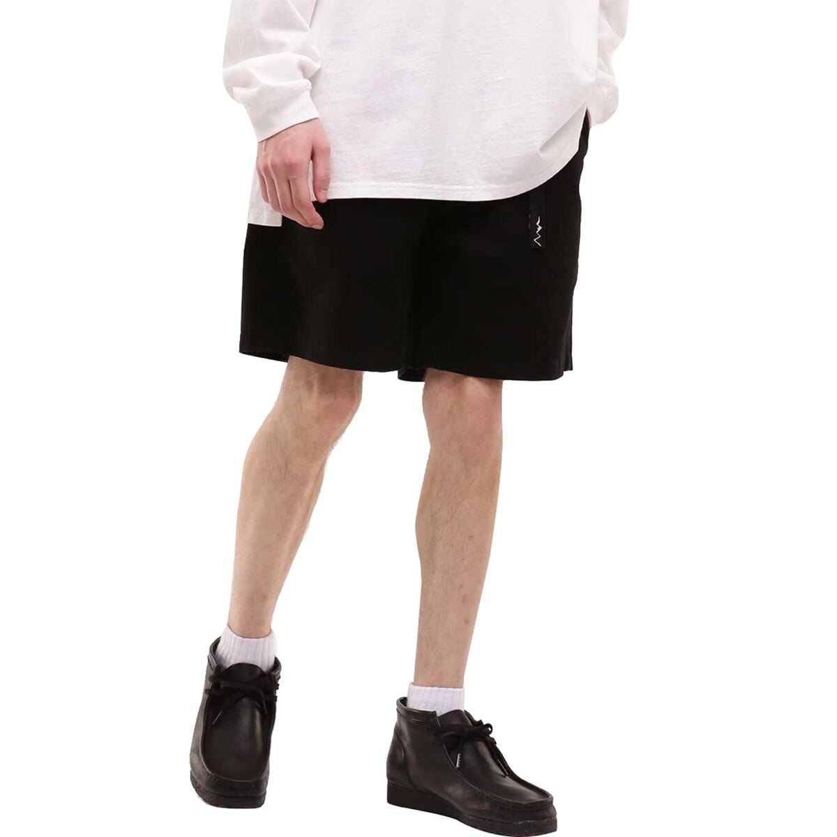 Image of Manastash Flex Climber Wide Short - Men's Black, US M/JPN L