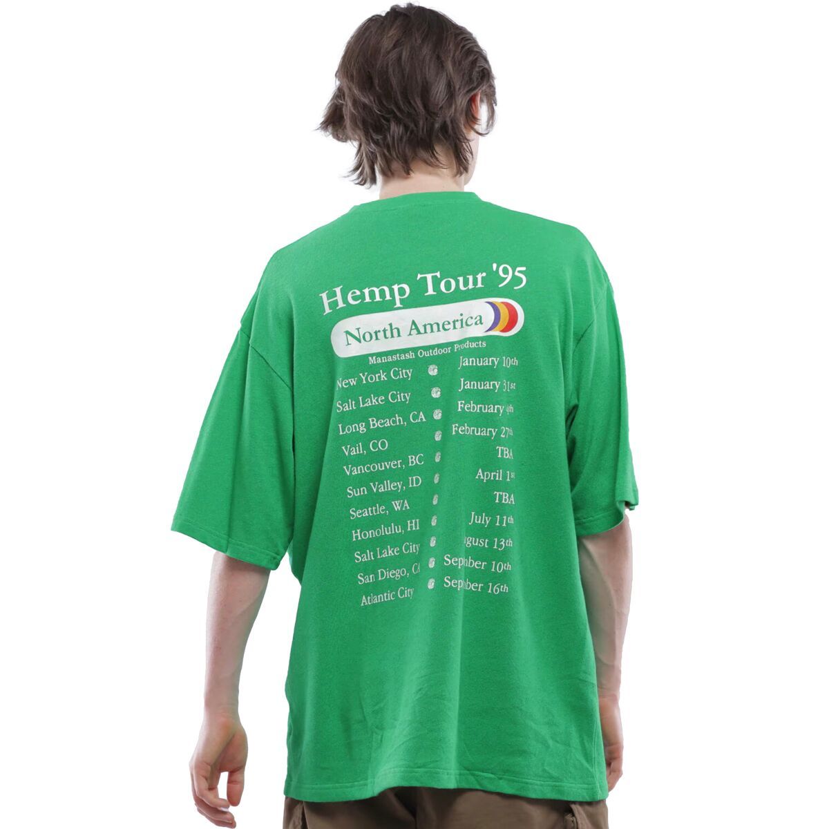 Manastash Hemp Tour Short-Sleeve T-Shirt - Men's Green, S