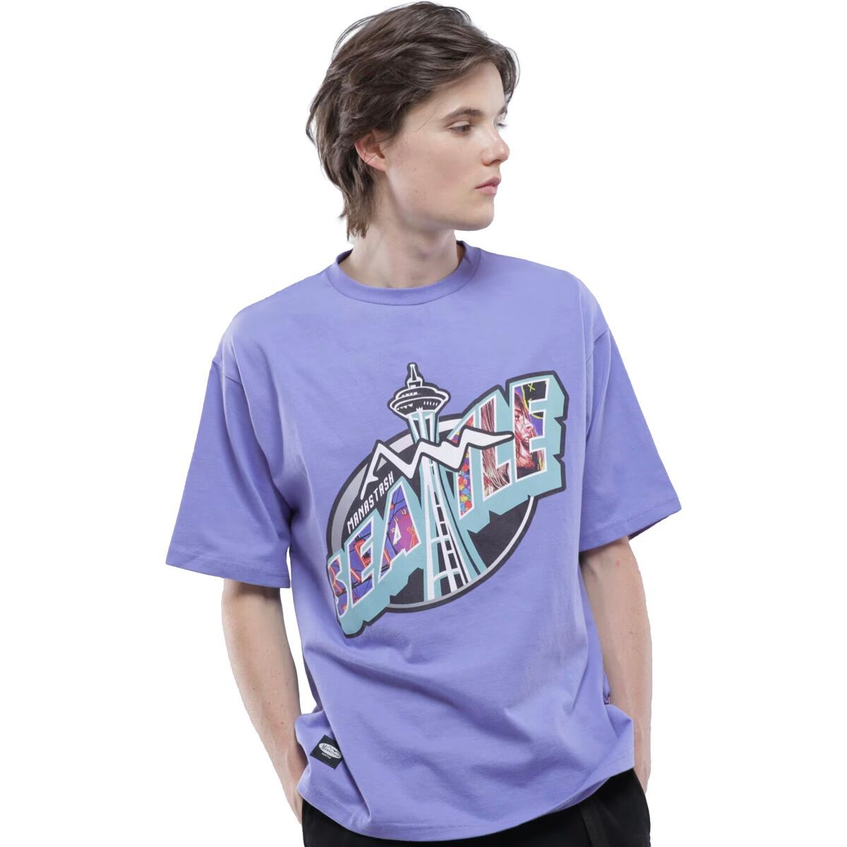 Image of Manastash RE:CTN T-Shirt Essential - Men's Violet, S