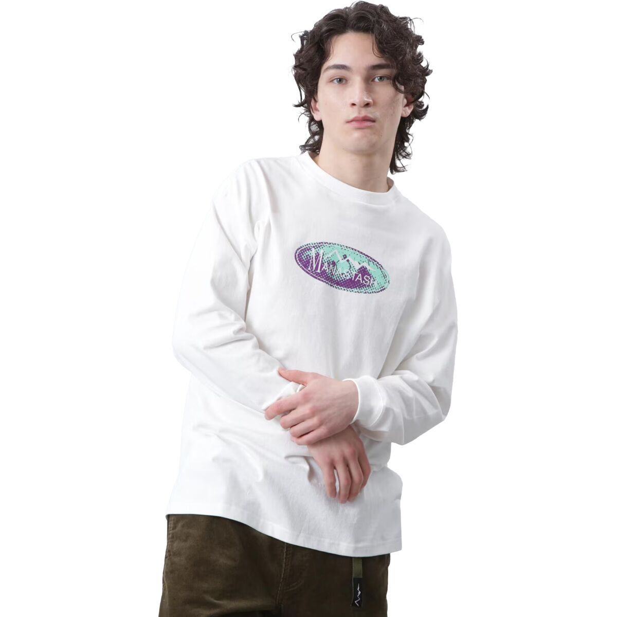 Image of Manastash Citee Eye Long-Sleeve T-Shirt - Men's White, S