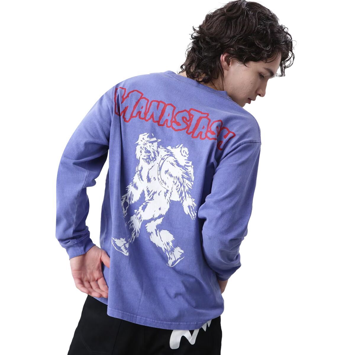 Image of Manastash Pumice Bigfoot Long-Sleeve T-Shirt - Men's Violet, M