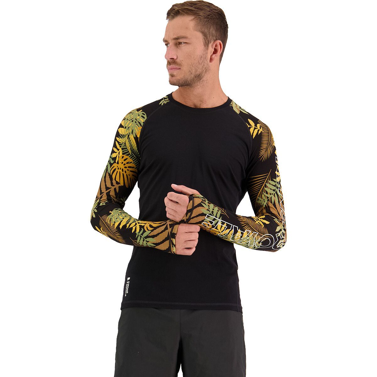 Mons Royale Temple Tech Long-Sleeve Shirt - Men's Native Camo, L