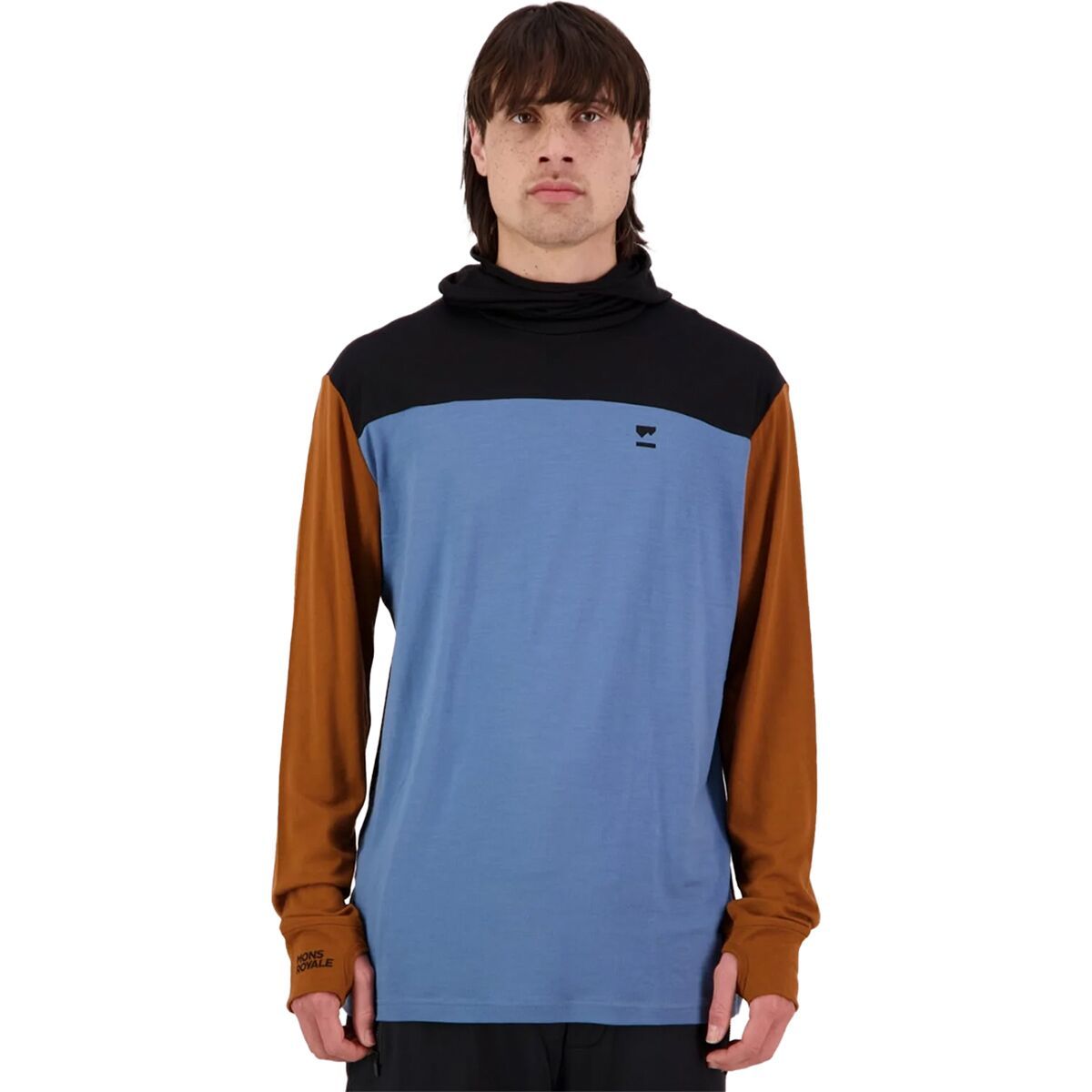 Mons Royale Yotei Powder Hoodie - Men's Retro Valley, XXL