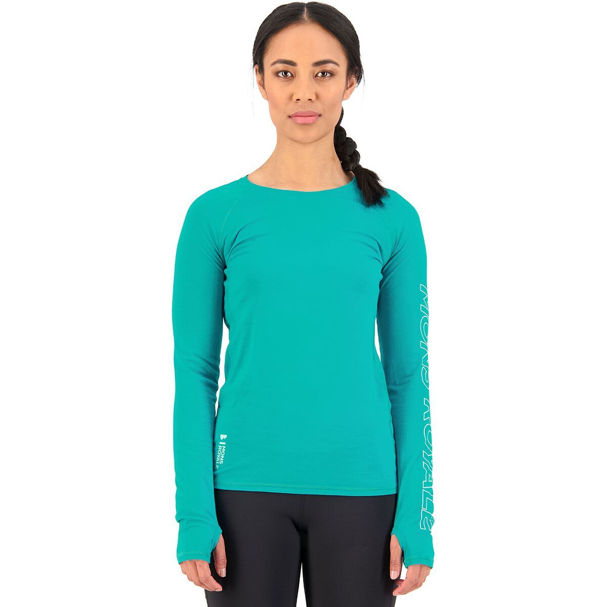 Mons Royale Bella Tech Long-Sleeve Top - Women's Marina, XL