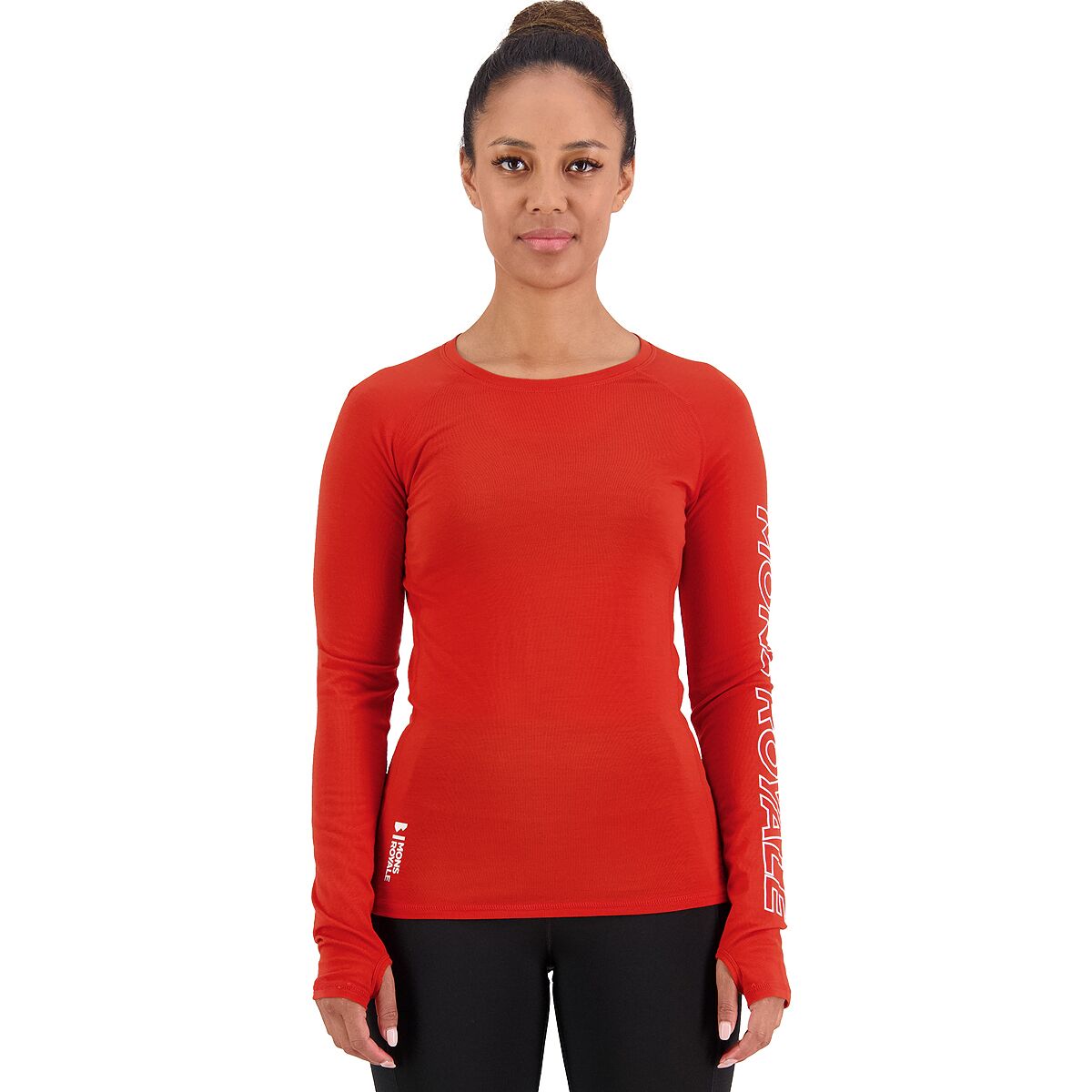 Mons Royale Mons Royale Bella Tech Long-Sleeve Top - Women's Retro Red, XS