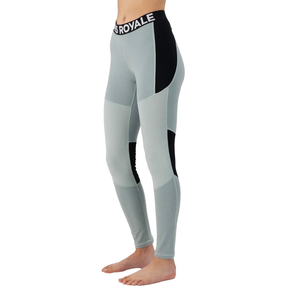 Image of Mons Royale Olympus 3.0 Legging - Women's Glacier/Dew/Black, XS