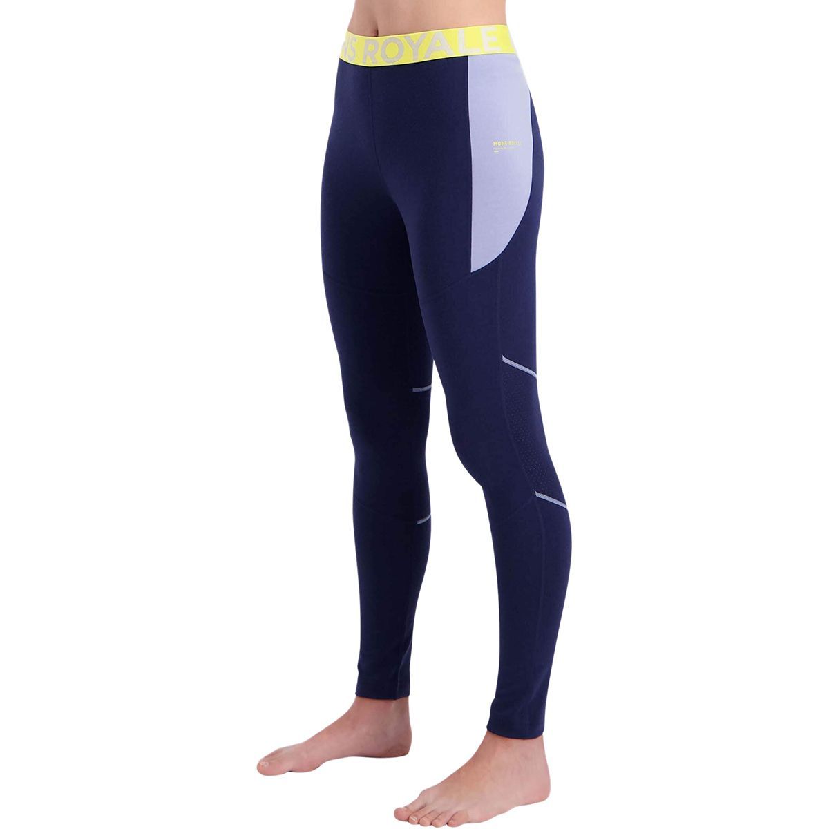 Mons Royale Olympus 3.0 Legging - Women's Navy/Blue Fog, L