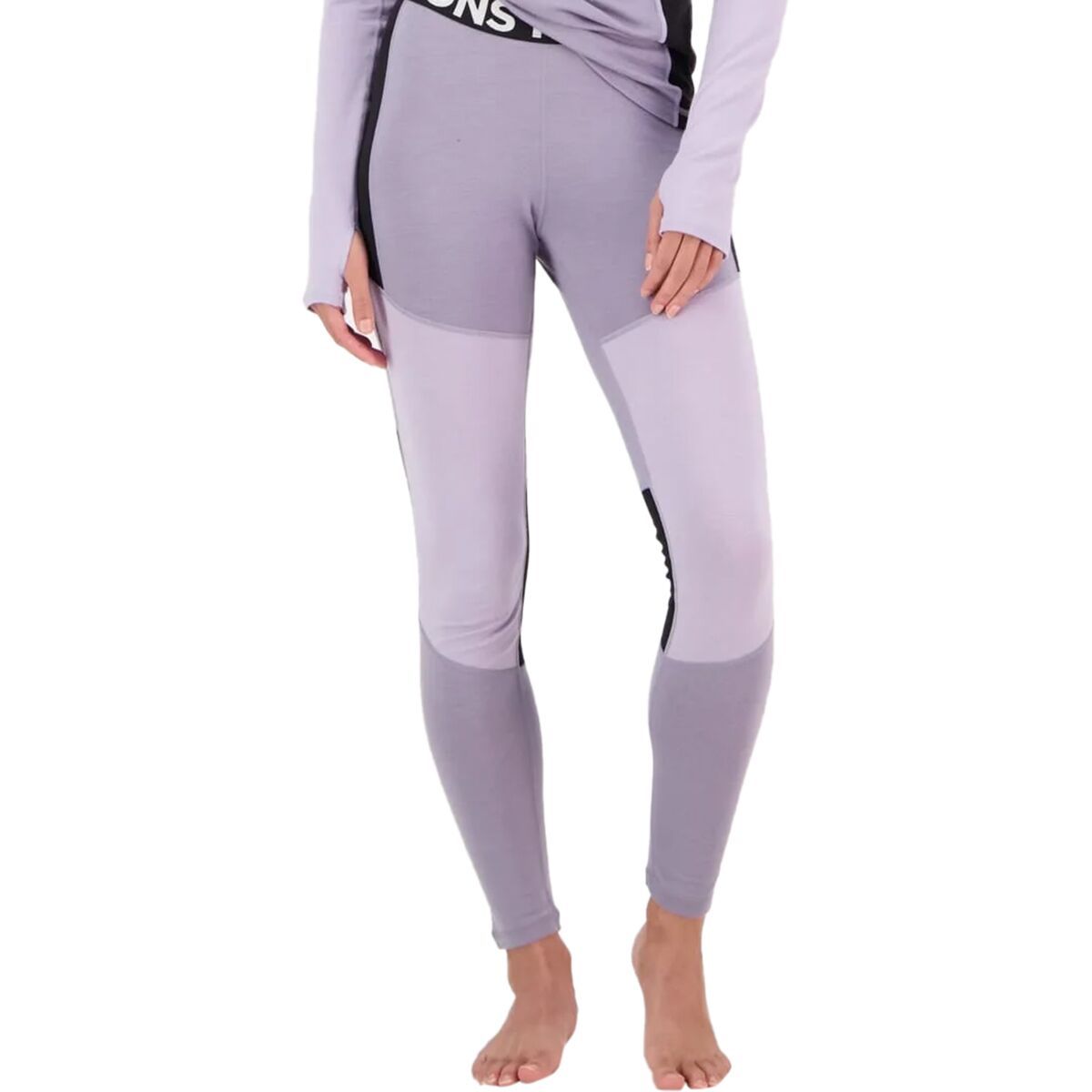Mons Royale Olympus 3.0 Legging - Women's Thistle Cloud, XS