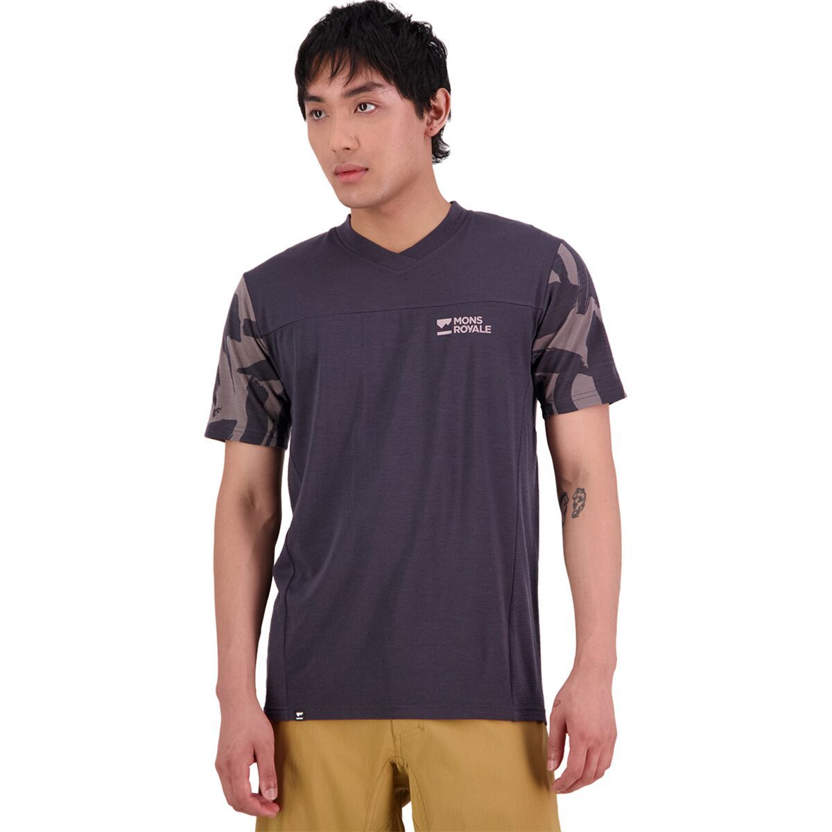 Mons Royale Redwood Enduro VT Jersey - Men's Shale/Fragments, XXL
