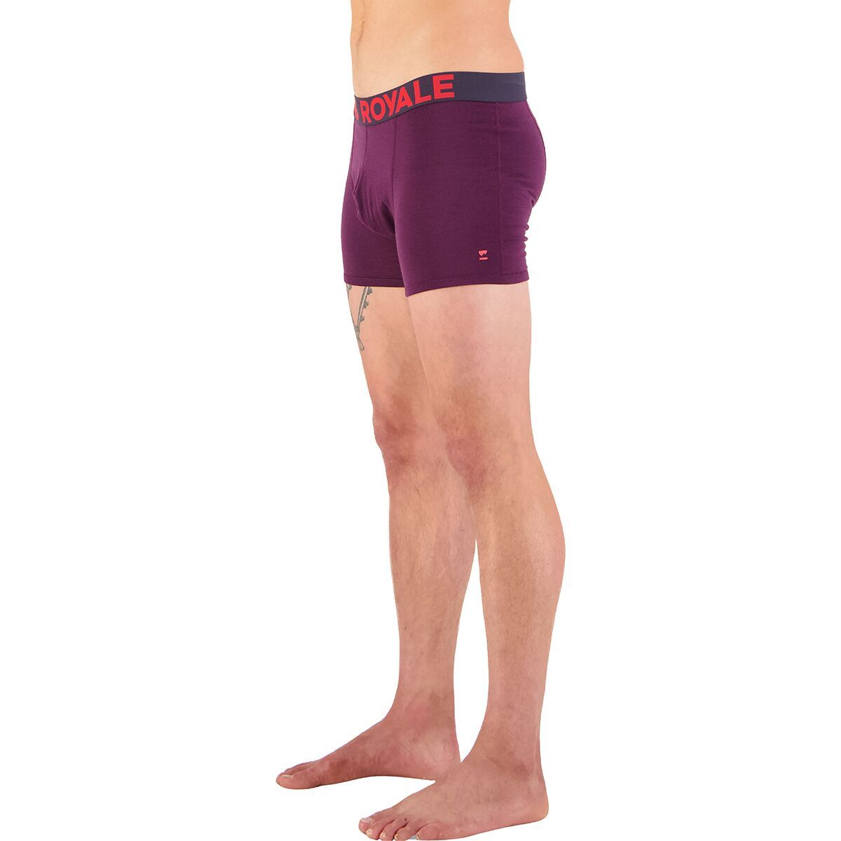 Mons Royale Hold 'Em Shorty Boxer - Men's Wine, XXL