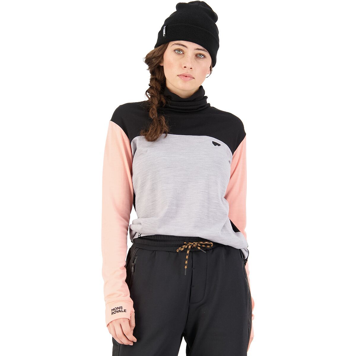 Mons Royale Yotei BF High Neck Top - Women's Dream State, L