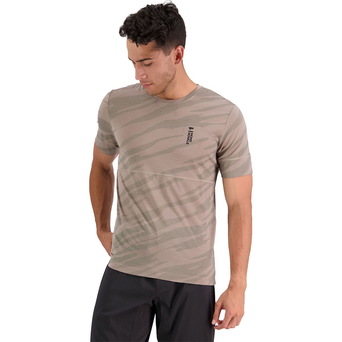 Mons Royale Cadence Short-Sleeve Jersey - Men's Undercover Camo, XXL