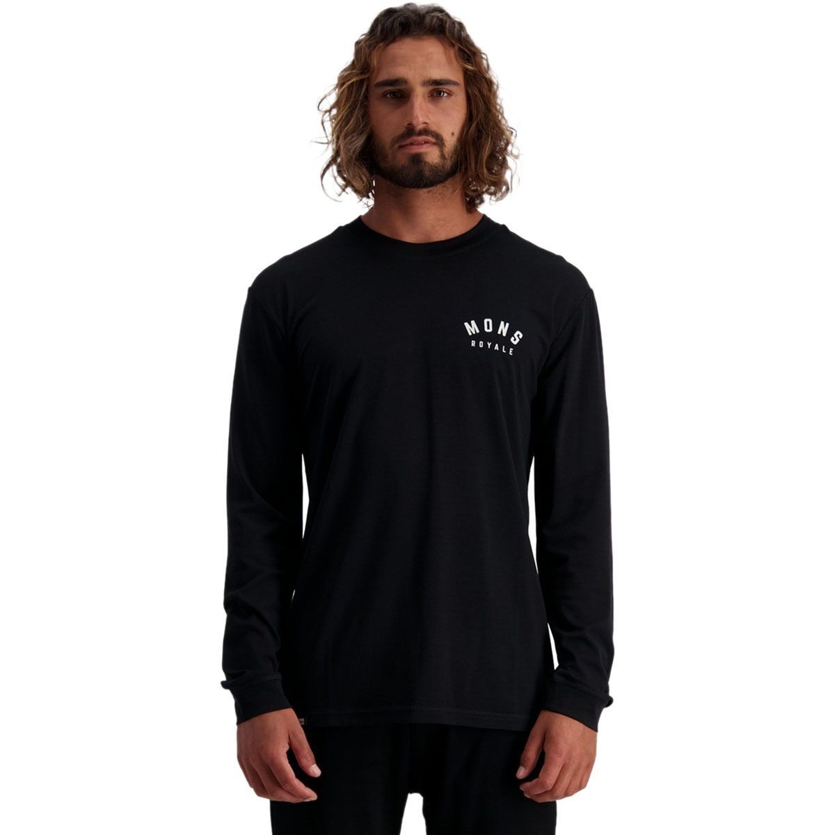 Mons Royale Icon Long-Sleeve Top - Men's Black, S