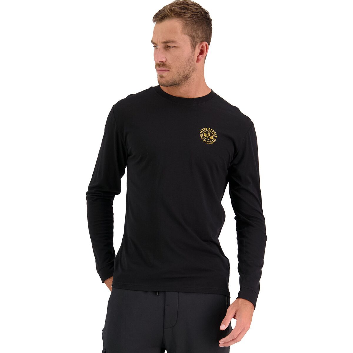 Mons Royale Icon Long-Sleeve Top - Men's Black4, XL