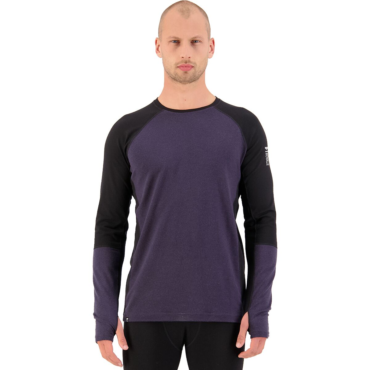Mons Royale Mons Royale Olympus 3.0 Long-Sleeve Top - Men's Dew/9 Iron/Black, M