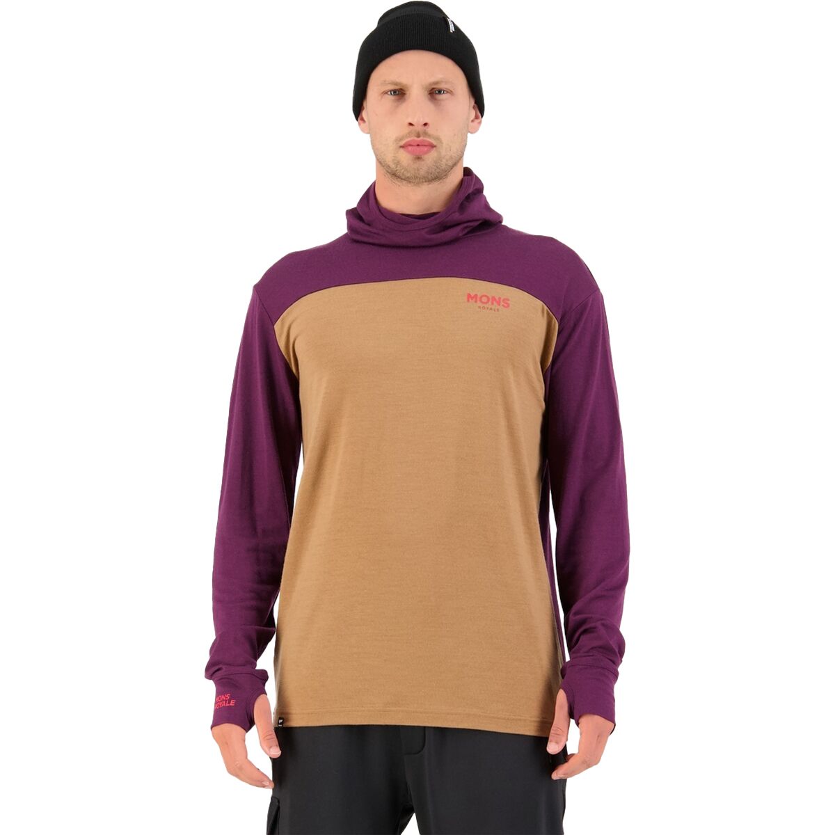 Mons Royale Yotei Powder Hooded Long-Sleeve Top - Men's product image