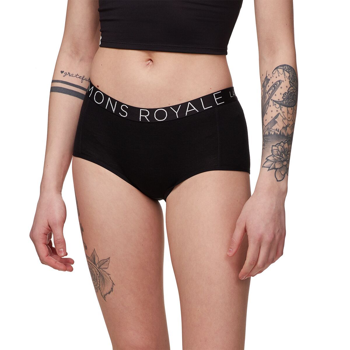 Mons Royale Sylvia Boyleg Underwear - Women's Black, XS