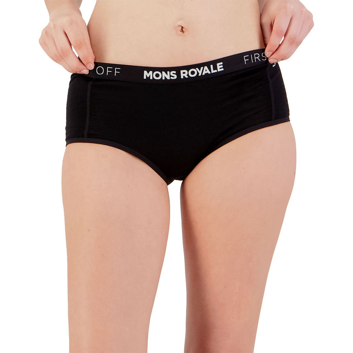 Image of Mons Royale Sylvia Boyleg Underwear - Women's Black II, S