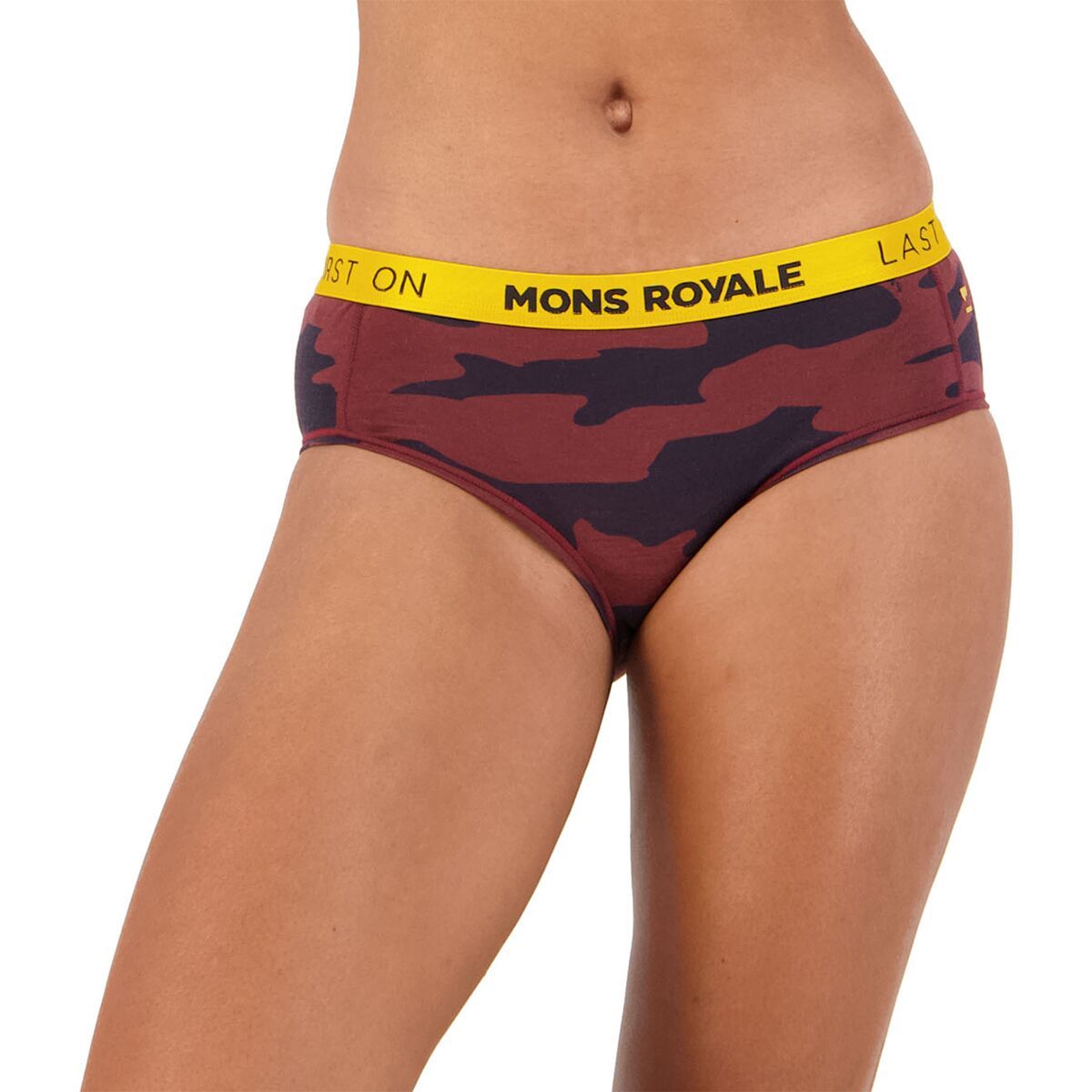 Mons Royale Sylvia Boyleg Underwear - Women's Chocolate Camo, S