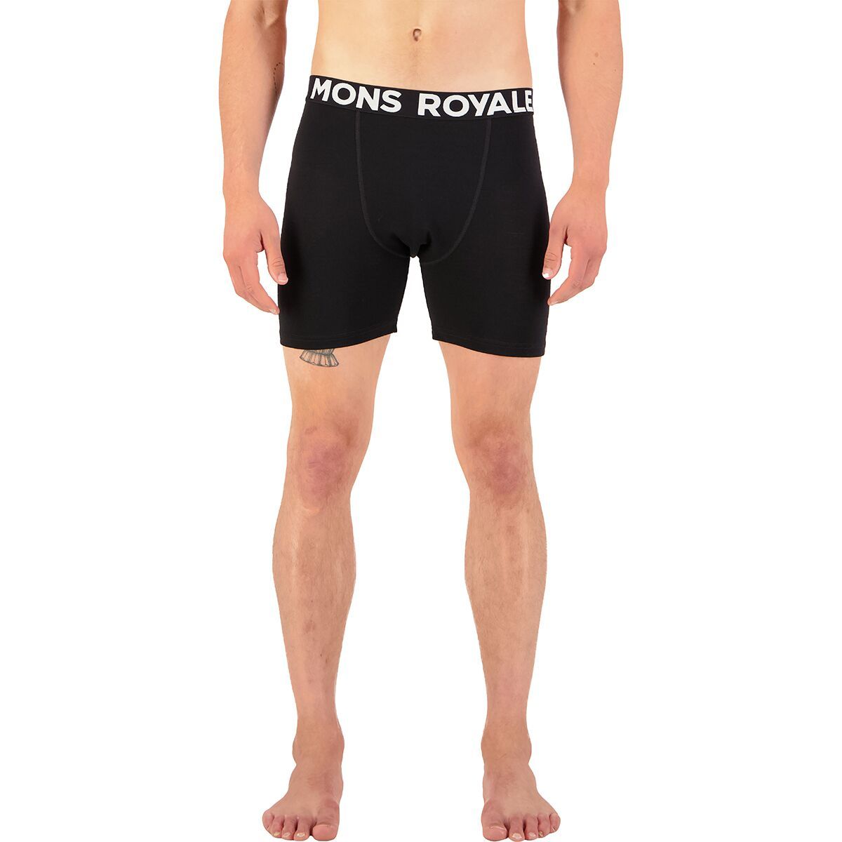 Image of Mons Royale Hold 'Em Boxer Brief - Men's Black II, XL