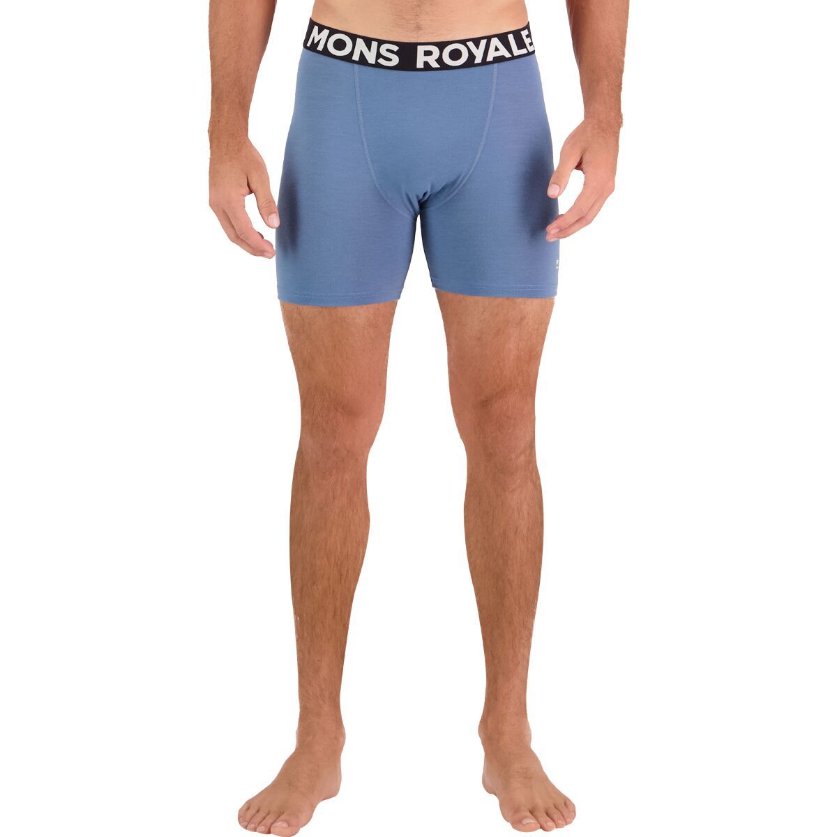 Mons Royale Hold 'Em Boxer Brief - Men's Blue Slate, XXL