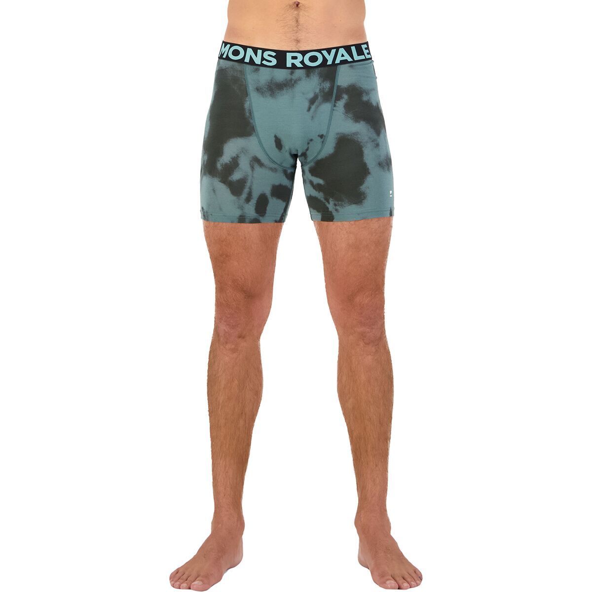 Mons Royale Hold 'Em Boxer Brief - Men's Sage Tie Dye, XXL