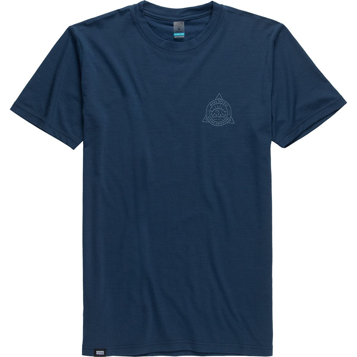 Mons Royale Icon T-Shirt - Men's Dark Denim, S