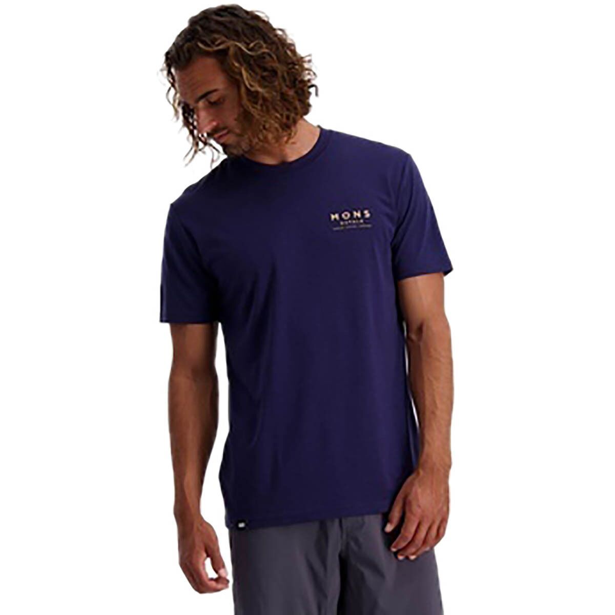 Mons Royale Icon T-Shirt - Men's Navy, XXL