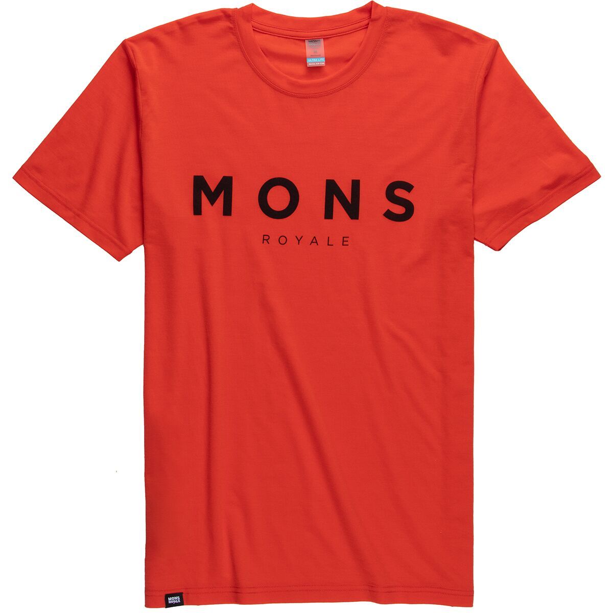 Mons Royale Icon T-Shirt - Men's Orange Smash, L