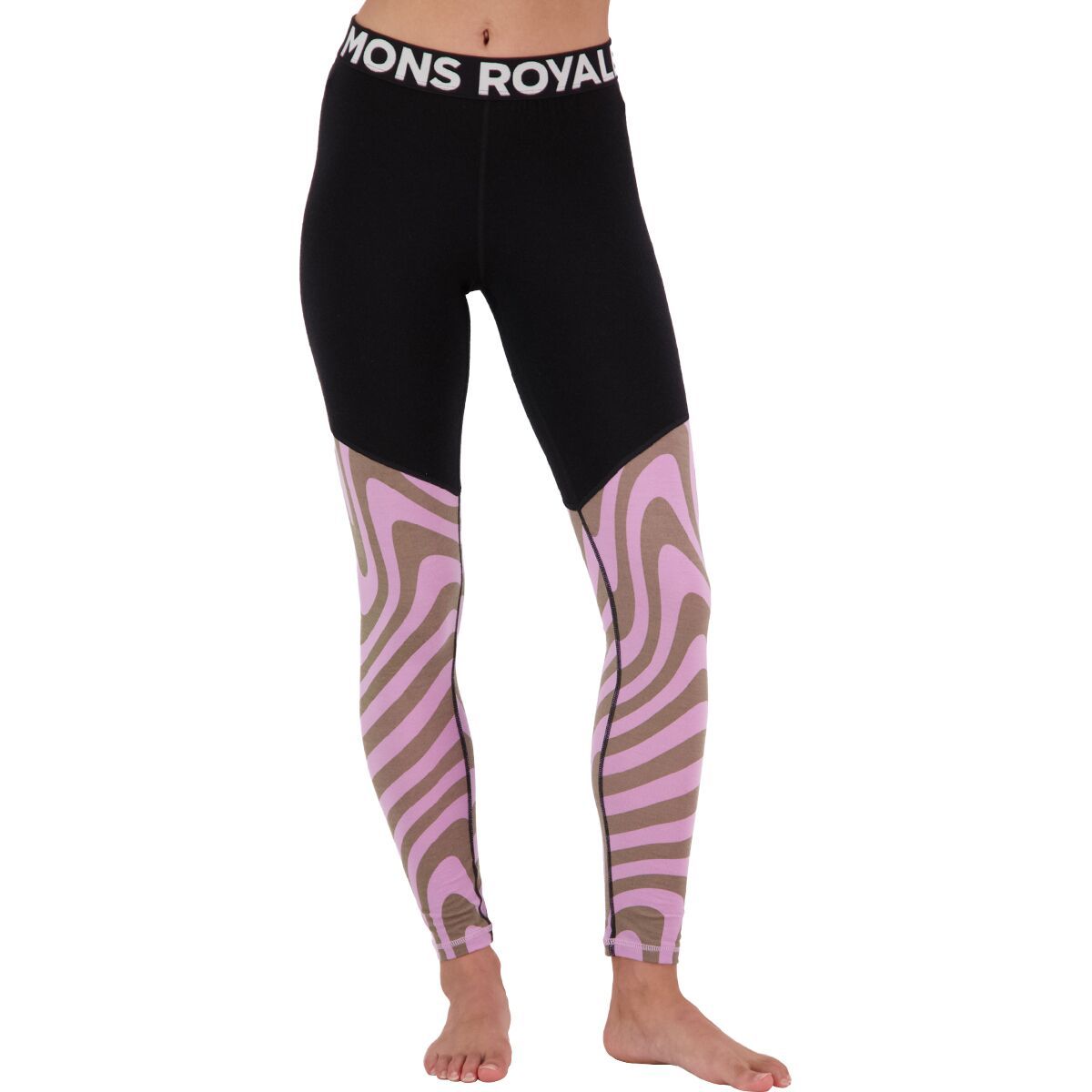 Mons Royale Cascade Merino Flex 200 Legging - Women's Blazing Trails, S
