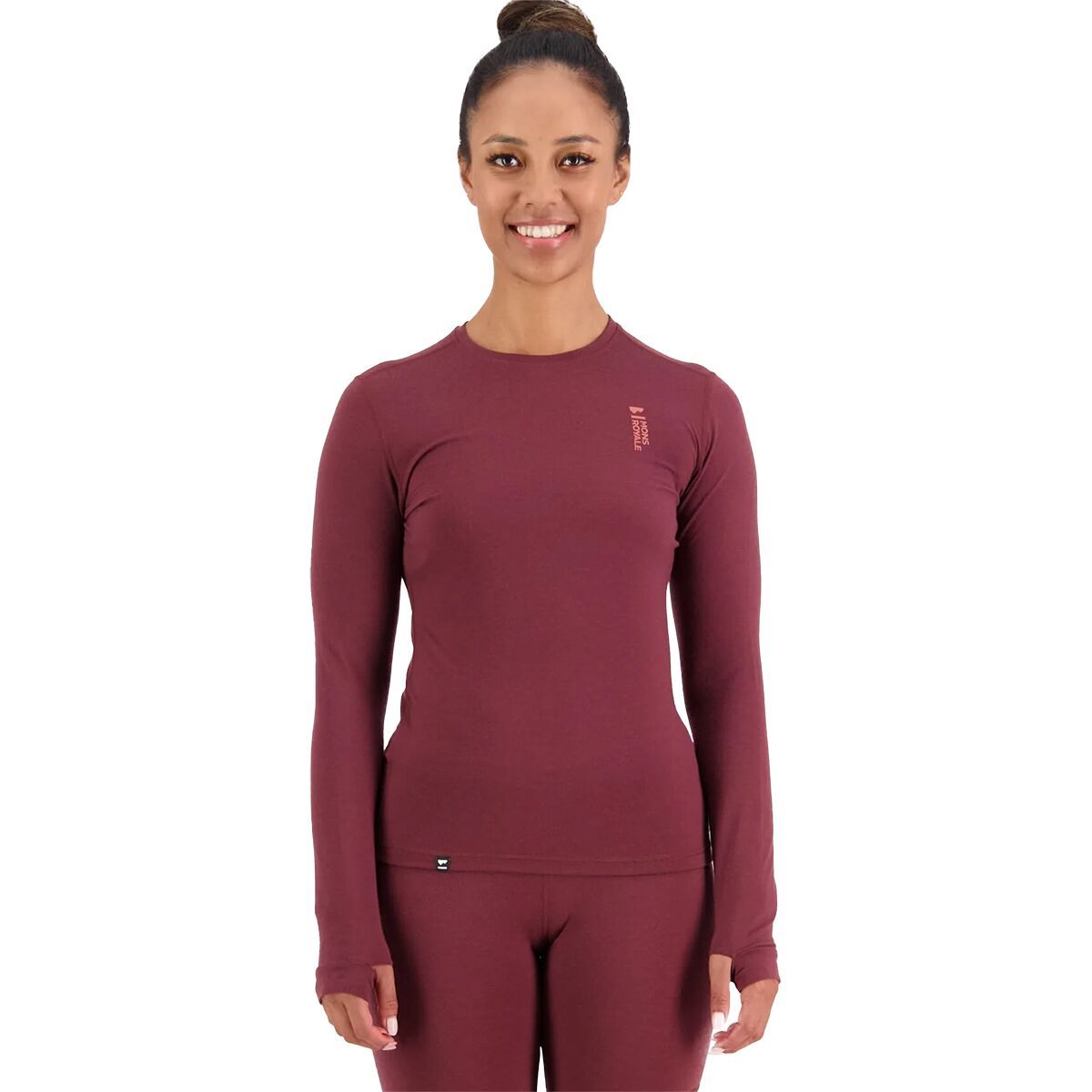 Mons Royale Cascade Merino Flex 200 Long-Sleeve Top - Women's Dark Chocolate, S