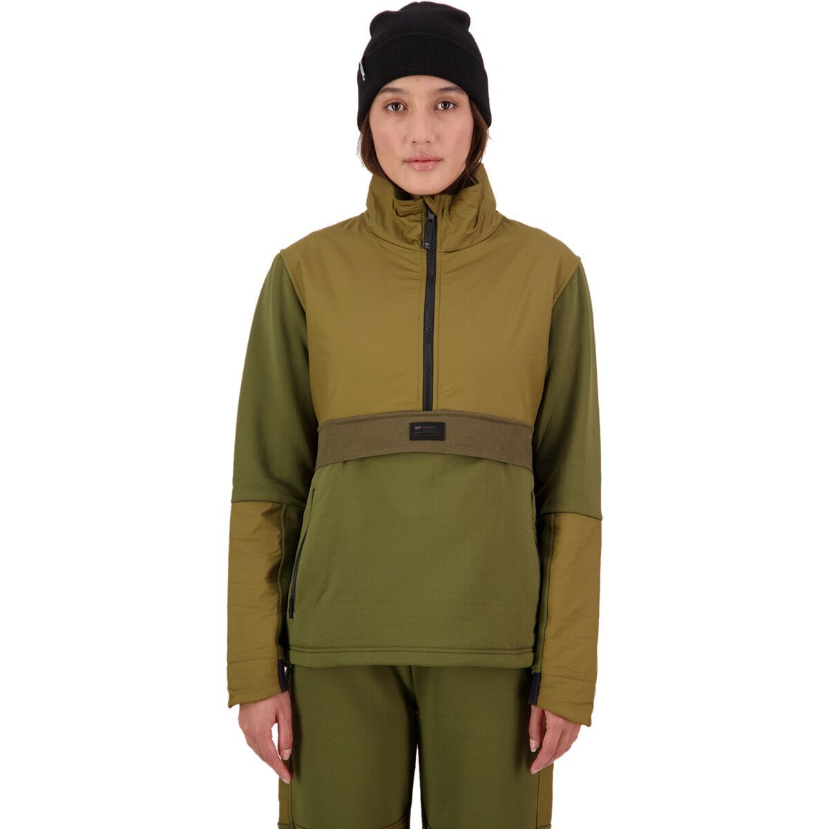 Mons Royale Decade Mid Fleece Pullover - Women's Forest Floor, L