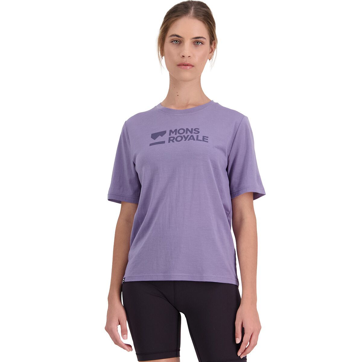 Mons Royale Icon Logo T-Shirt - Women's Thistle, XL