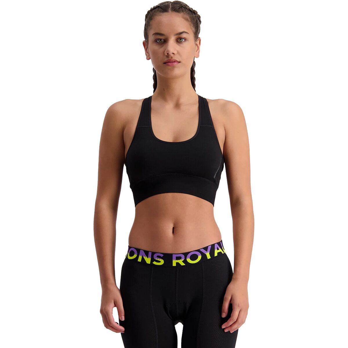 Mons Royale Stratos Merino Shift Sports Bra - Women's Black, S