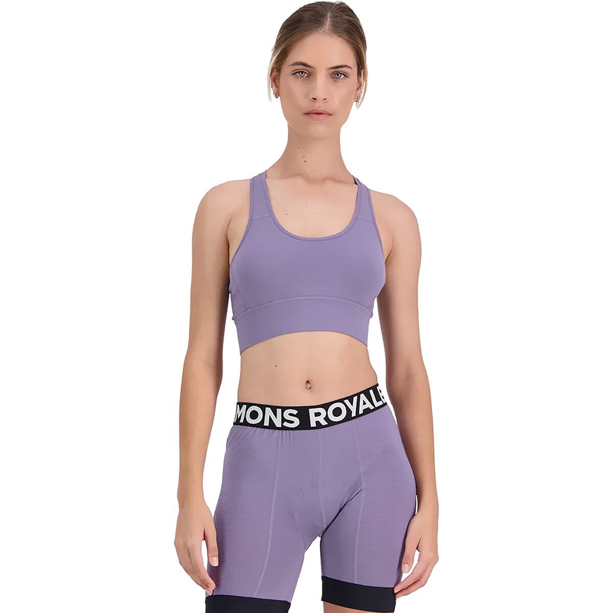 Mons Royale Stratos Merino Shift Sports Bra - Women's Thistle, M